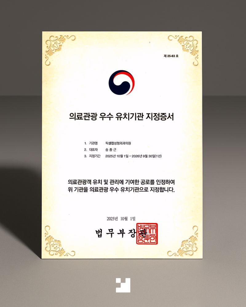 해외환자유치 인증 병원, 픽셀랩성형외과가 선택받는 이유 사진 2